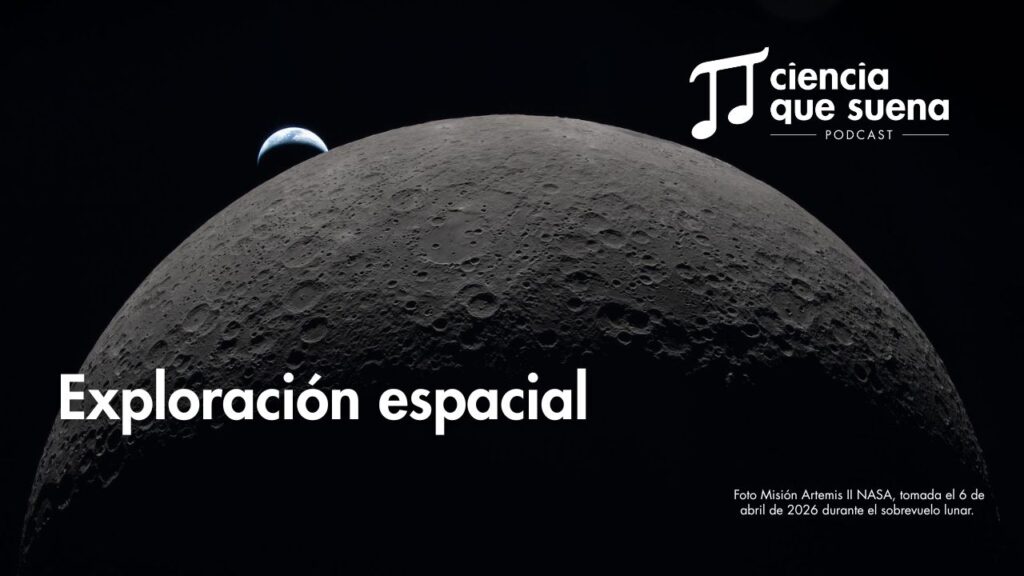 Foto de la luna tomada por la misión Artemis II en abril de 2026 durante el sobrevuelo lunar.